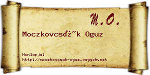 Moczkovcsák Oguz névjegykártya